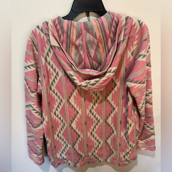 Faherty‎ Baja Hoodie Cinnamon Hills Western Sz XS - Picture 7 of 11